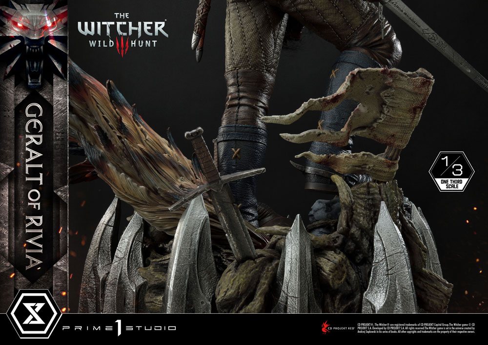 Witcher 3 Wild Hunt Statue 1/3 Geralt von Riva 88 cm 4582535945613