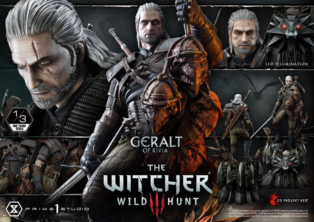 Witcher 3 Wild Hunt Statue 1/3 Geralt von Riva 88 cm 4582535945613