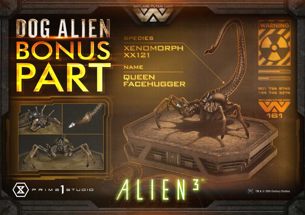 Alien 3 Museum Masterline Series Statue 1/3 Dog Alien XL Deluxe Bonus Version 114 cm  4582647121141