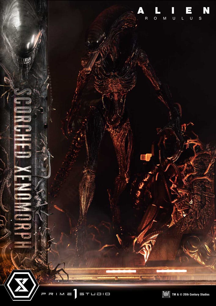 Alien: Romulus Museum Masterline XL Statue 1/3 Scorched Xenomorph 98 cm 4582647121851