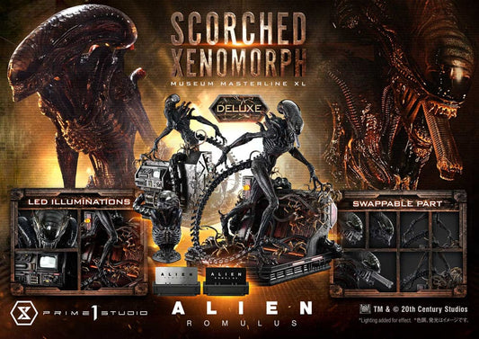 Alien: Romulus Museum Masterline XL Statue 1/3 Scorched Xenomorph Deluxe Version 98 cm 4582647121868