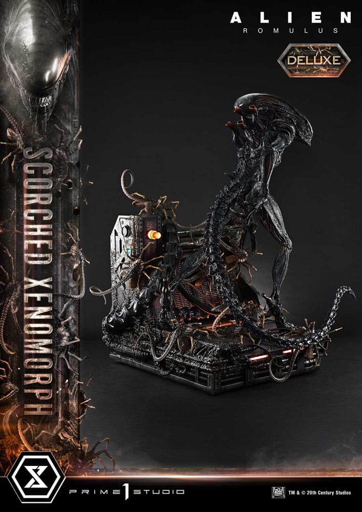 Alien: Romulus Museum Masterline XL Statue 1/3 Scorched Xenomorph Deluxe Version 98 cm 4582647121868