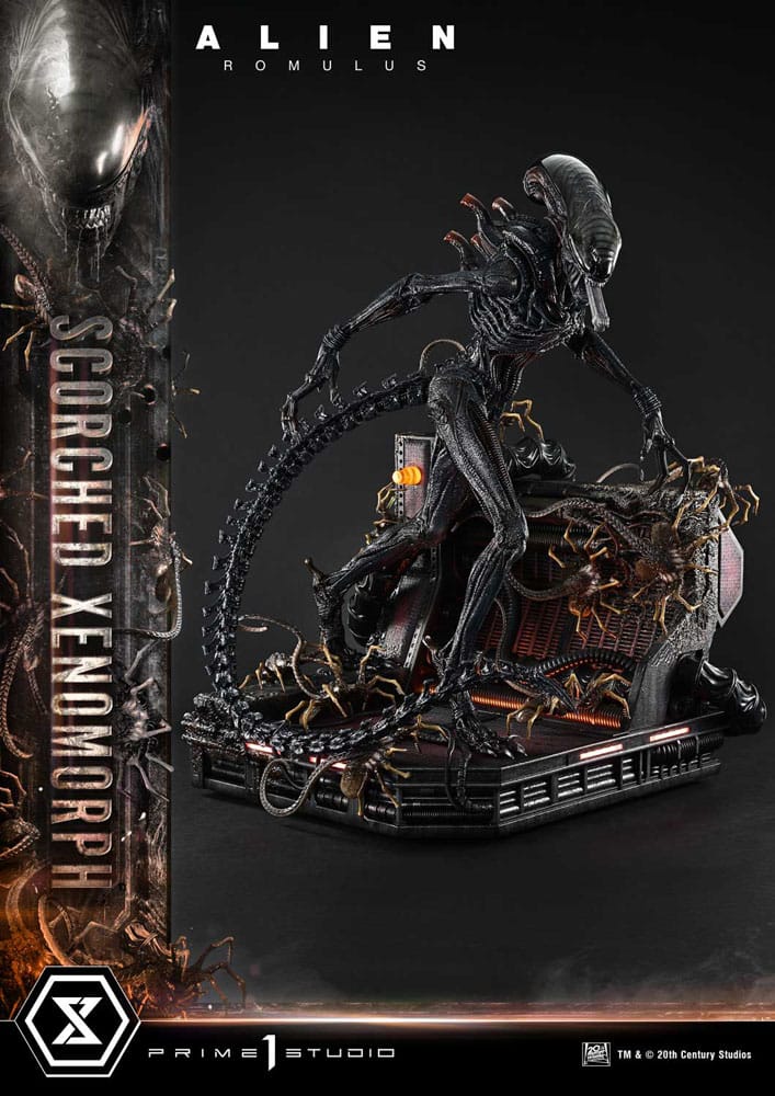 Alien: Romulus Museum Masterline XL Statue 1/3 Scorched Xenomorph Deluxe Version 98 cm 4582647121868