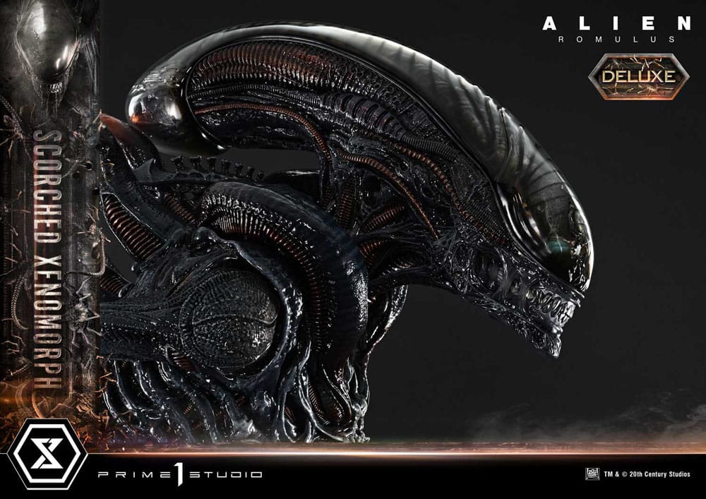 Alien: Romulus Museum Masterline XL Statue 1/3 Scorched Xenomorph Deluxe Version 98 cm 4582647121868