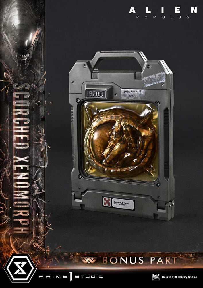 Alien: Romulus Museum Masterline XL Statue 1/3 Scorched Xenomorph Deluxe Bonus Version 98 cm 4582647121875