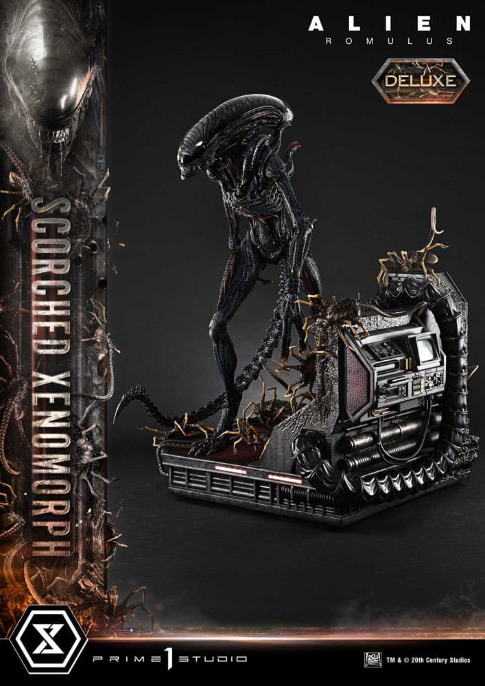 Alien: Romulus Museum Masterline XL Statue 1/3 Scorched Xenomorph Deluxe Bonus Version 98 cm 4582647121875