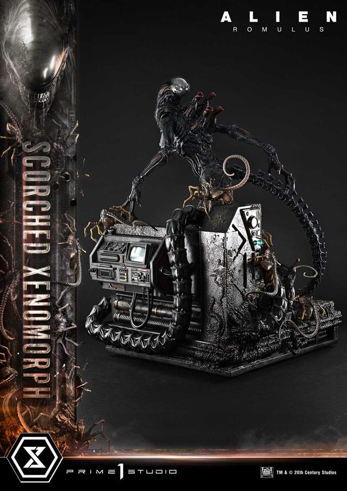 Alien: Romulus Museum Masterline XL Statue 1/3 Scorched Xenomorph Deluxe Bonus Version 98 cm 4582647121875
