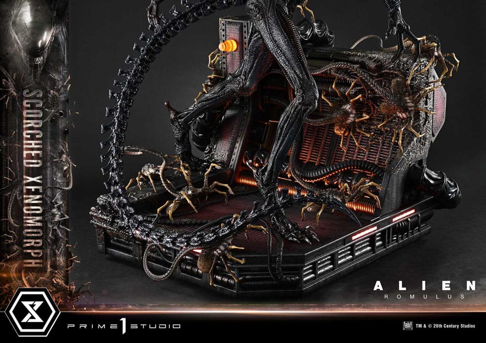 Alien: Romulus Museum Masterline XL Statue 1/3 Scorched Xenomorph Deluxe Bonus Version 98 cm 4582647121875