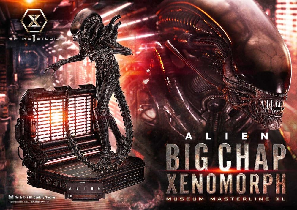 Alien Museum Masterline XL Statue 1/3 Big Chap Xenomorph Regular Ver. Bonus Version 100 cm 4582647124333