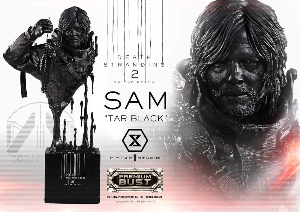 Death Stranding 2: On the Beach Premium Bust 1/3 Sam Tar Black 44 cm 4582647122469