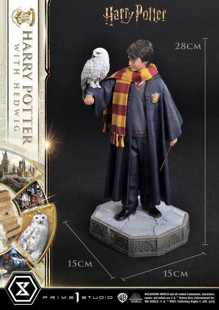 Harry Potter Prime Collectibles Statue 1/6 Harry Potter with Hedwig 28 cm 4580708049076