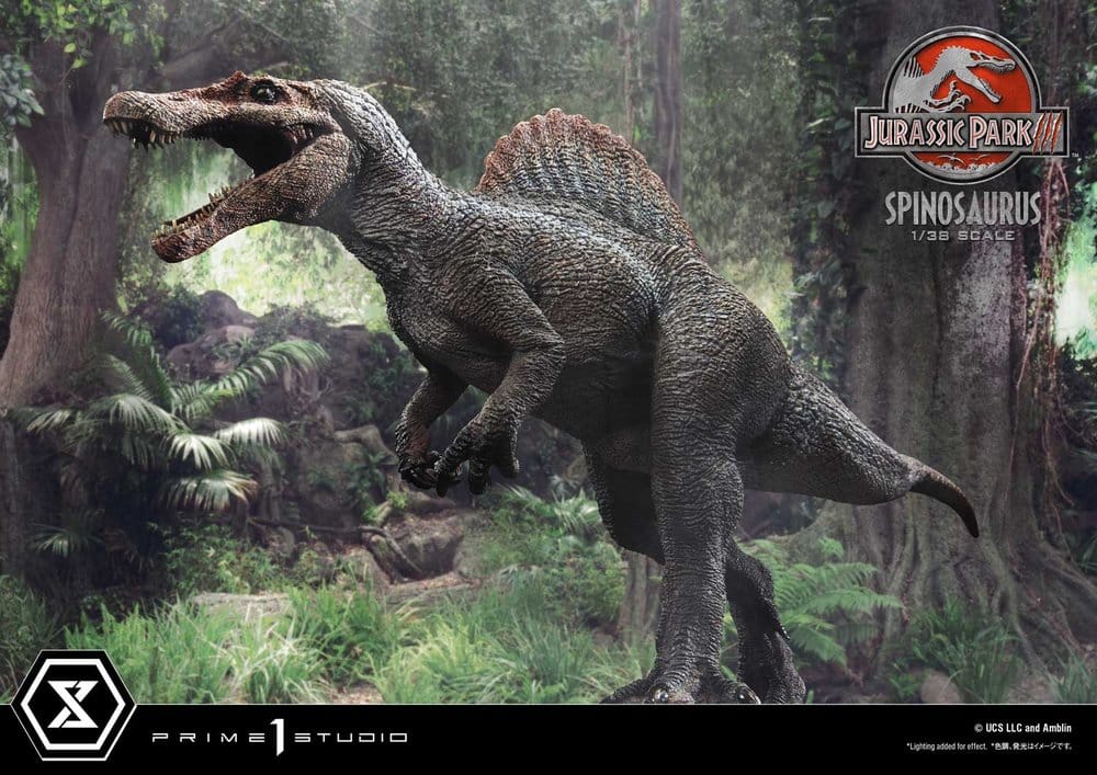 Jurassic Park III (Film) Prime Collectible Figures Statue 1/38 Spinosaurus 24 cmJurassic Park III (Film) Prime Collectible Figures statue 1/38 Spinosaurus 24 cmJurassic Park III (Film) Prime Collectible Figures Estatua 1/38 Spinosaurus 24 cm 4582647124029