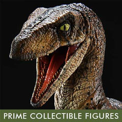 Jurassic Park Prime Collectibles Statue 1/10 Velociraptor Jump 21 cm 4580708048758