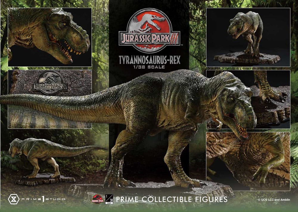 Jurassic Park III Prime Collectibles Statue 1/38 T-Rex 17 cm 4580708048659