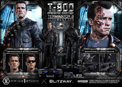 Terminator 2 Platimum Masterline Series Statue 1/3 T-800 Cyberdyne Shootout 74 cm 4580708048642