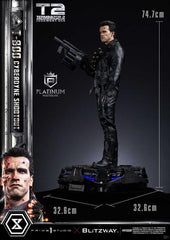 Terminator 2 Platimum Masterline Series Statue 1/3 T-800 Cyberdyne Shootout 74 cm 4580708048642