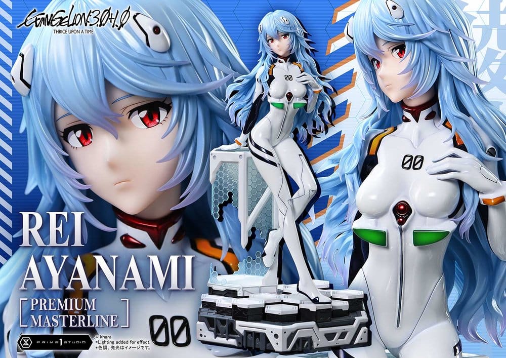 Evangelion: 3.0 + 1.0 Thrice Upon A Time Premium Masterline Series Statue 1/4 Rei Ayanami Bonus Ver. 46 cm  4582647123732
