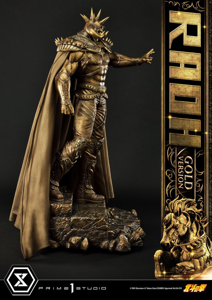 Fist of the North Star Statue 1/4 Raoh Gold Version 78 cm 4580708040516