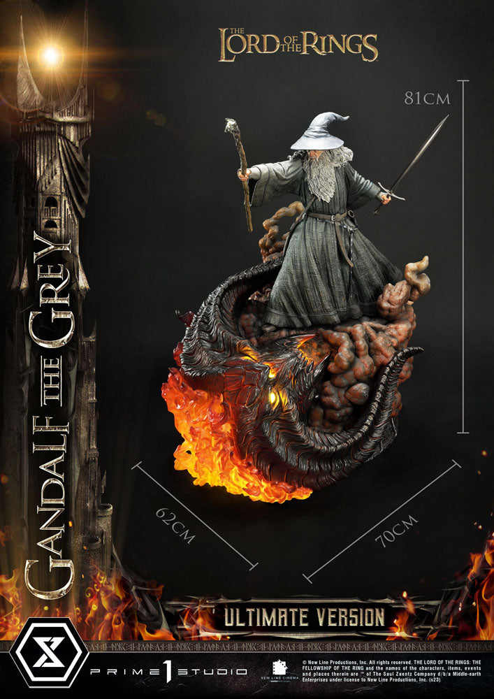 Lord of the Rings Statue 1/4 Gandalf the Grey Ultimate Version 81 cm 4580708044026