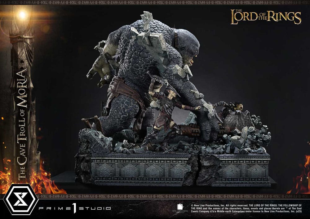 The Lord of the Rings Premium Masterline Series Statue 1/6 Cave Troll of Moria 91 cm   4582647122445