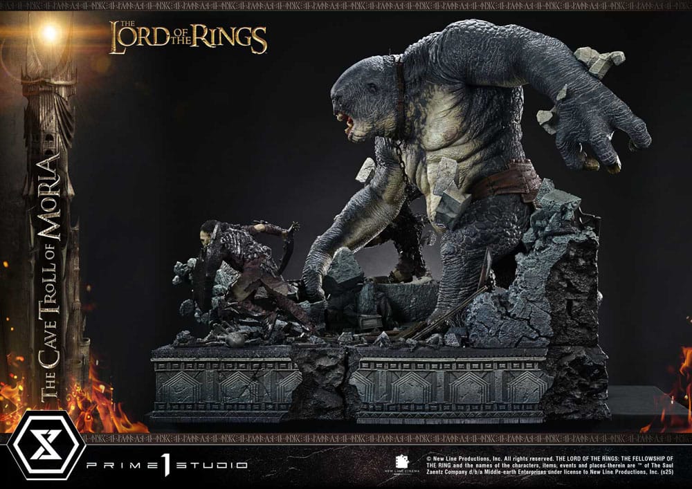 The Lord of the Rings Premium Masterline Series Statue 1/6 Cave Troll of Moria 91 cm   4582647122445