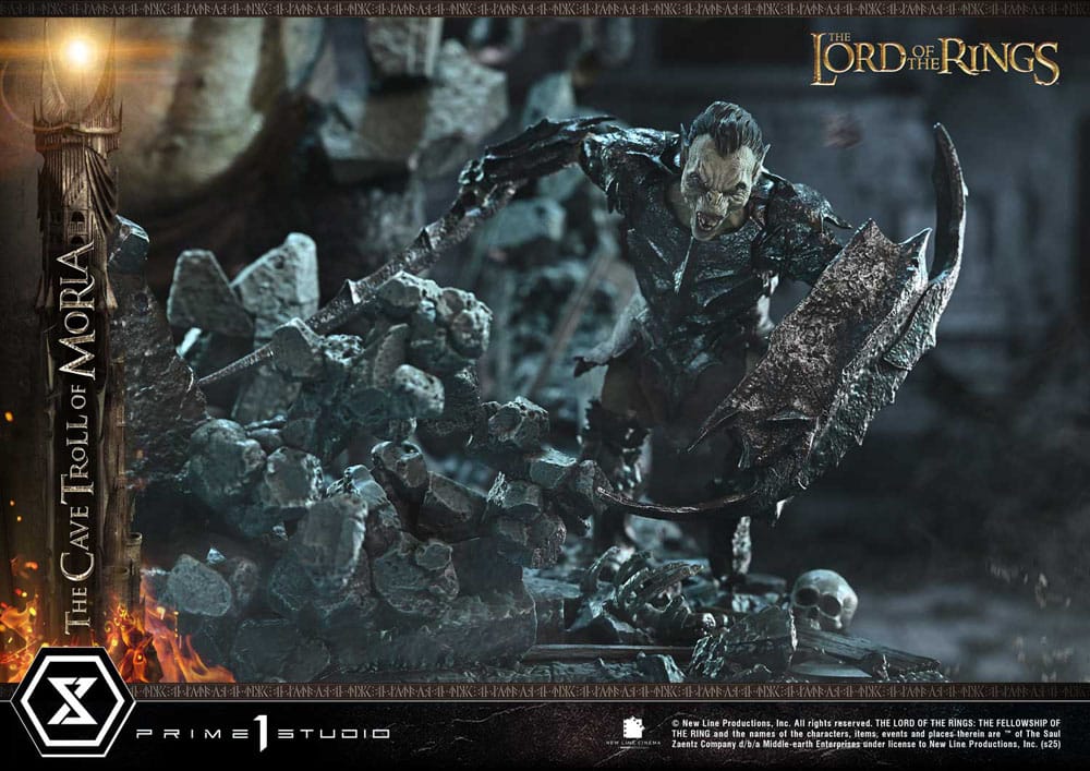 The Lord of the Rings Premium Masterline Series Statue 1/6 Cave Troll of Moria 91 cm   4582647122445