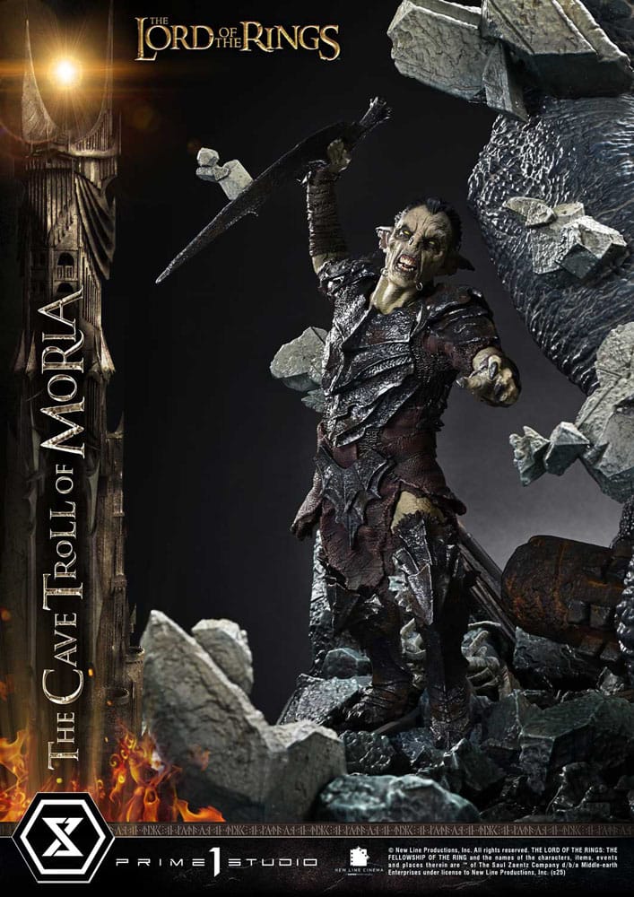 The Lord of the Rings Premium Masterline Series Statue 1/6 Cave Troll of Moria 91 cm   4582647122445