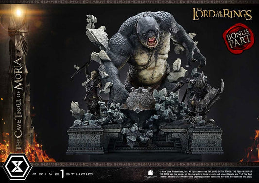 The Lord of the Rings Premium Masterline Series Statue 1/6 Cave Troll of Moria Bonus Version 91 cm   4582647122452
