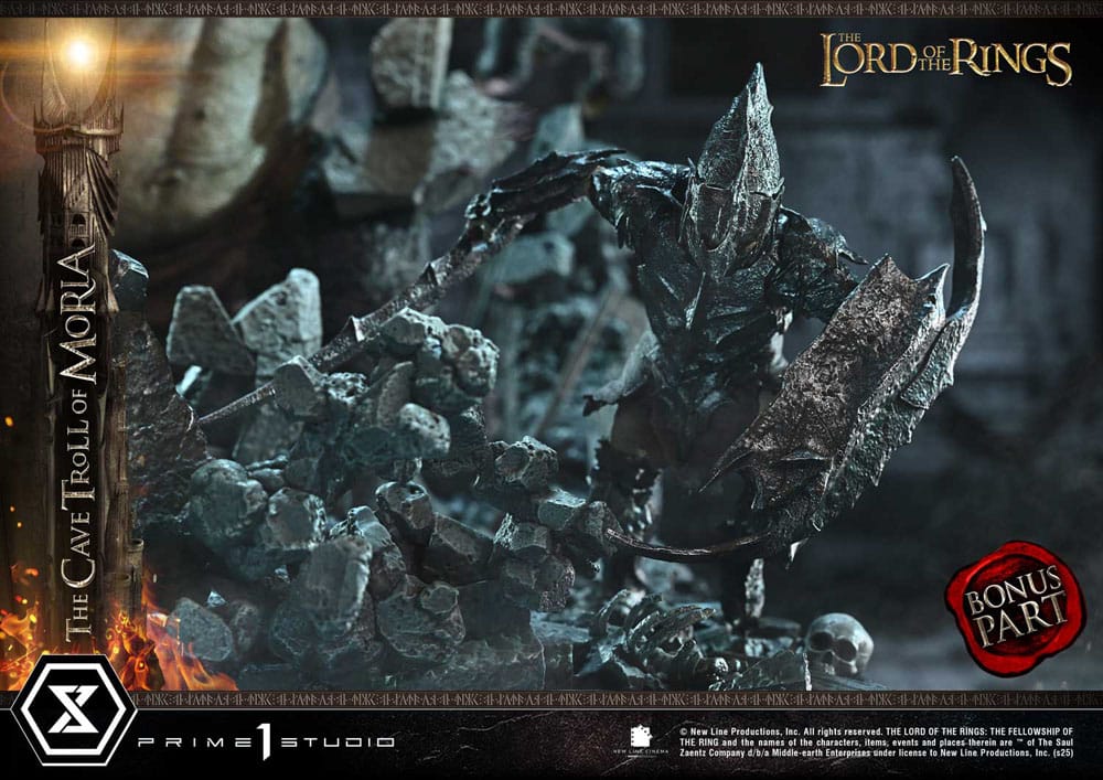 The Lord of the Rings Premium Masterline Series Statue 1/6 Cave Troll of Moria Bonus Version 91 cm   4582647122452
