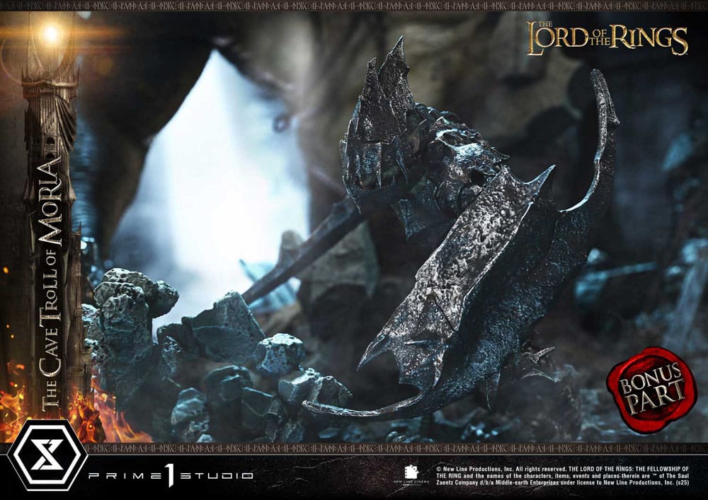 The Lord of the Rings Premium Masterline Series Statue 1/6 Cave Troll of Moria Bonus Version 91 cm   4582647122452