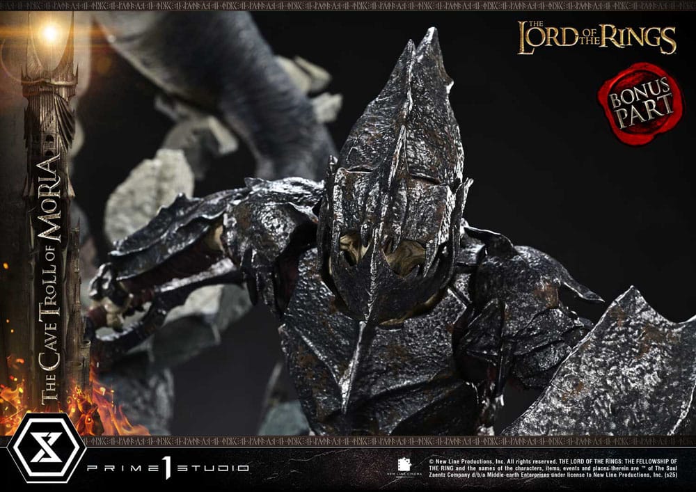 The Lord of the Rings Premium Masterline Series Statue 1/6 Cave Troll of Moria Bonus Version 91 cm   4582647122452