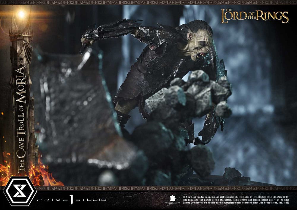 The Lord of the Rings Premium Masterline Series Statue 1/6 Cave Troll of Moria Bonus Version 91 cm   4582647122452