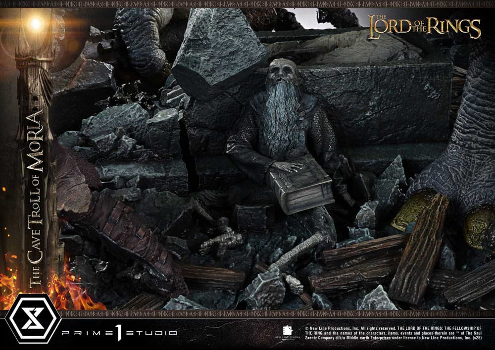 The Lord of the Rings Premium Masterline Series Statue 1/6 Cave Troll of Moria Bonus Version 91 cm   4582647122452