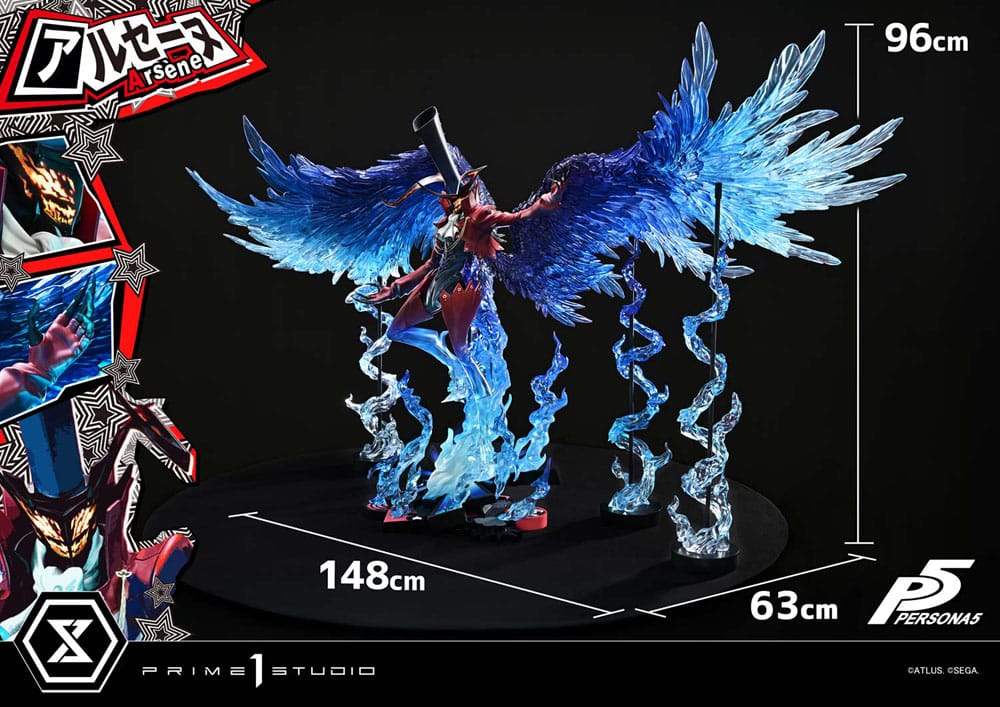 Persona 5 Premium Masterline Series Statue 1/4 Arsène Bonus Version 96 cm            4582647122438