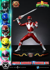 Mighty Morphin Power Rangers Premium Masterline Set of 5 Statues 1/4 Deluxe Bonus Version 62 cm 4582647125071