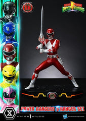 Mighty Morphin Power Rangers Premium Masterline Set of 5 Statues 1/4 Deluxe Bonus Version 62 cm 4582647125071
