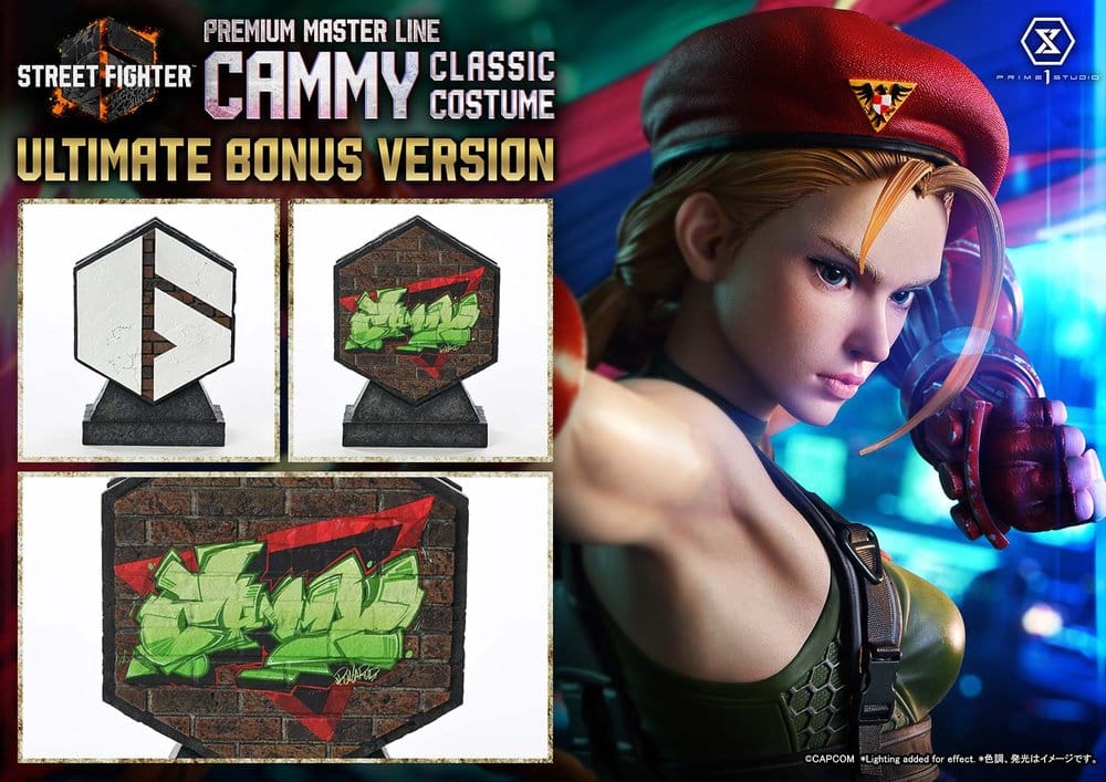 Street Fighter 6 Premium Masterline Statue 1/4 Cammy Classic Costume Ultimate Bonus Version 54 cm 4582647125033