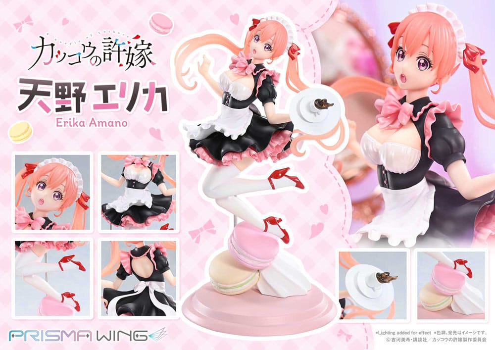A Couple of Cuckoos Prisma Wing PVC Statue 1/7 Erika Amano 24 cm 4582647122506