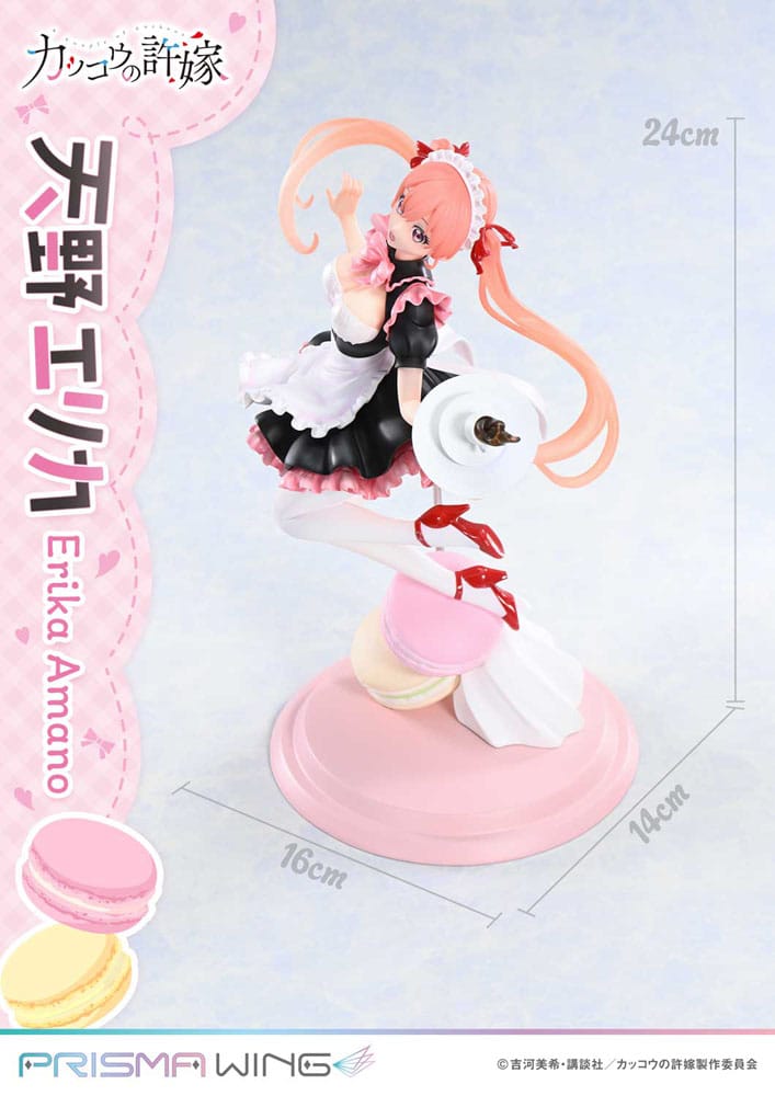A Couple of Cuckoos Prisma Wing PVC Statue 1/7 Erika Amano 24 cm 4582647122506