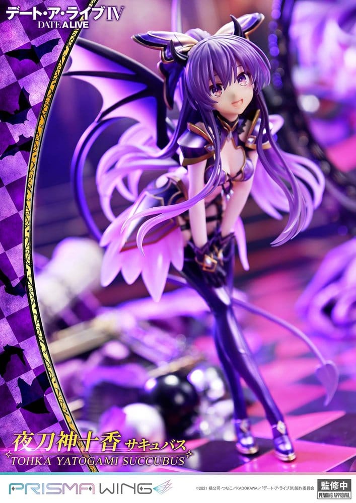 Date A Live Prisma Wing PVC Statue 1/7 Tohka Yatogami succubus 25 cm     4582647123558