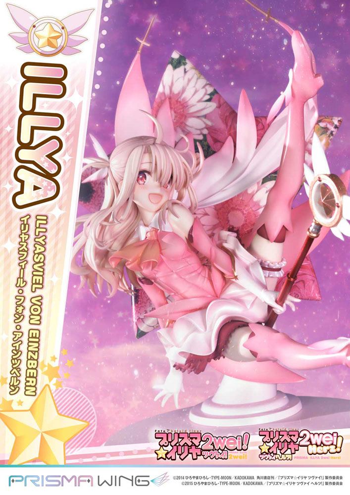 Fate Prisma Wing PVC Statue 1/7 Illyasviel von Einzbern Bonus Version 20 cm 4580708040554