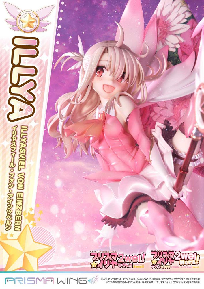 Fate Prisma Wing PVC Statue 1/7 Illyasviel von Einzbern Bonus Version 20 cm 4580708040554