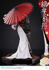 Original Illustration by Fuzichoco Prisma Wing PVC Statue 1/7 Scarlet Umbrella And Peony 28 cm  4582647120397