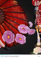 Original Illustration by Fuzichoco Prisma Wing PVC Statue 1/7 Scarlet Umbrella And Peony Deluxe Version 32 cm   4582647120410