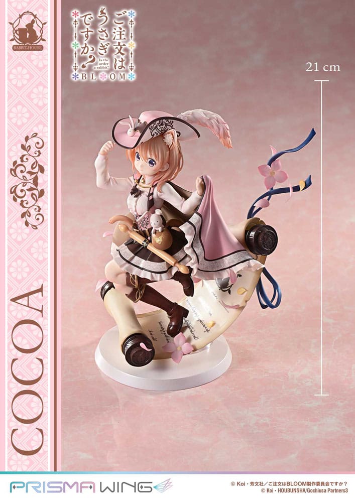 Is the Order a Rabbit? Bloom Prisma Wing PVC Statue 1/7 Cocoa 21 cm      4582647121752