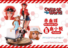 Cells at Work Prisma Wing PVC Statue Red Blood Cell & Platelet  26 cm   4582647121172