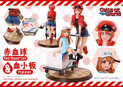 Cells at Work Prisma Wing PVC Statue Red Blood Cell & Platelet  26 cm   4582647121172