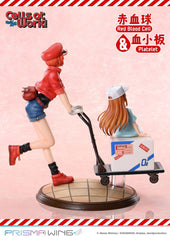 Cells at Work Prisma Wing PVC Statue Red Blood Cell & Platelet  26 cm   4582647121172