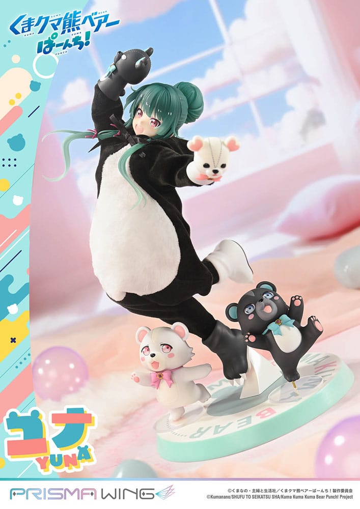 Kuma Kuma Kuma Bear Punch! Prisma Wing PVC Statue 1/7 Yuna 28 cm 4582647120601