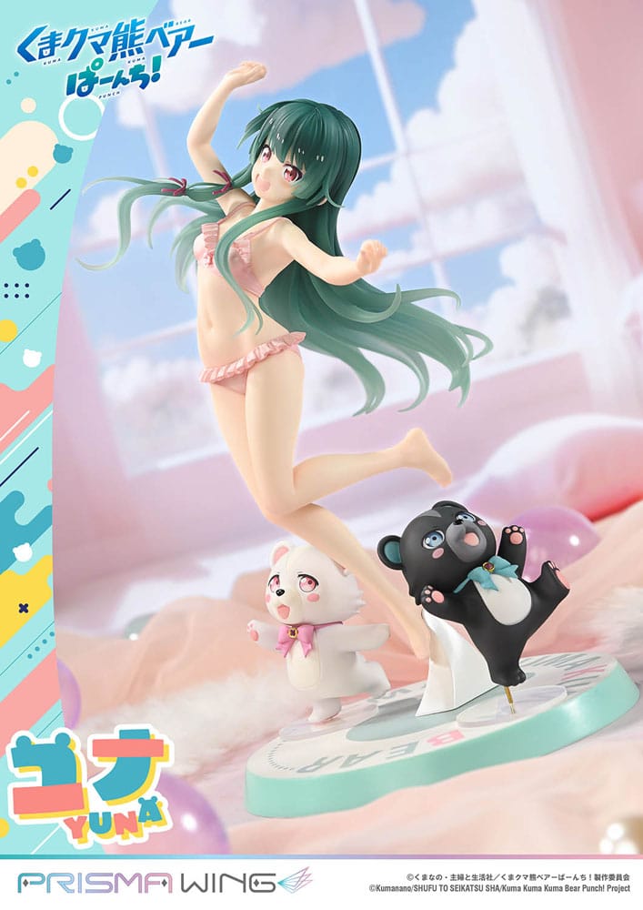Kuma Kuma Kuma Bear Punch! Prisma Wing PVC Statue 1/7 Yuna 28 cm 4582647120601